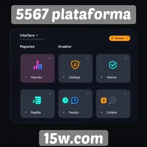 Análise da interface da 5567 plataforma de jogos